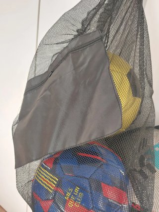 Borsa a rete per palloni da calcio e basket