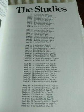 Partitura Guitarra Clásica 100 Graded Studies
