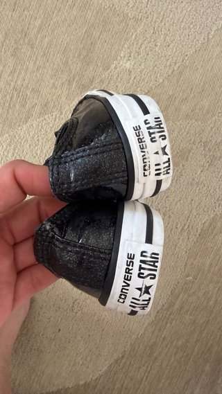 Converse charol negro niño/a T30