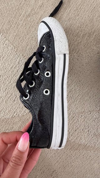 Converse charol negro niño/a T30