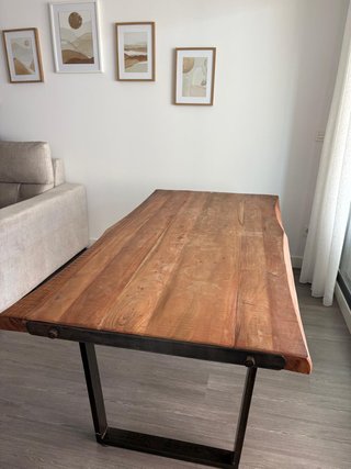 Mesa Elmer 180x90 Madera y Metal