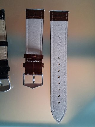 2 cinturini orologio pelle anse 20mm