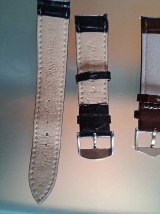 2 cinturini orologio pelle anse 20mm