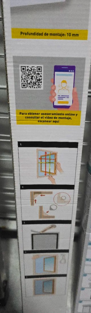 Mosquiteras magnéticas ventana y balcón sin usar