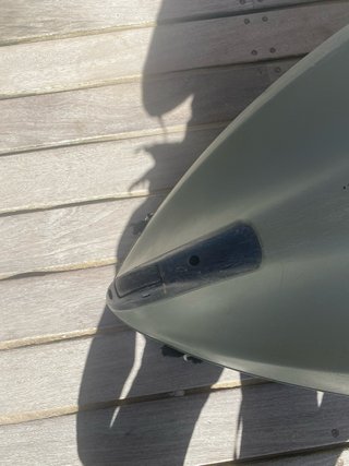 Kayak individual verde para pesca o paseo