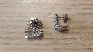 Pendientes Plata Diseño Hoja