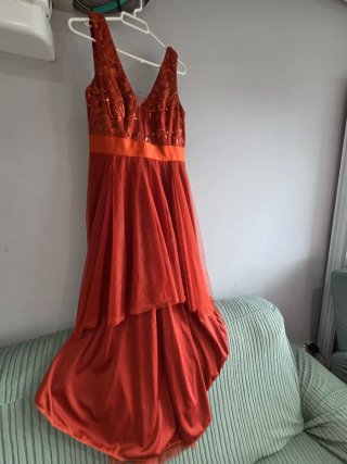 Vestido estampado multicor