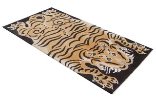Tappeto Tigre Fatto a Mano 180x120 cm