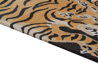Tappeto Tigre Fatto a Mano 180x120 cm
