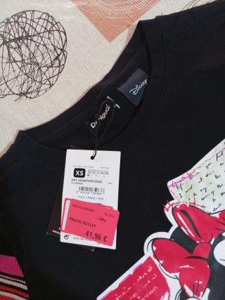 Camiseta Desigual Minnie Mouse Talla XS
