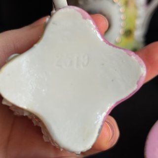 Servizio caffè antico con lattiera