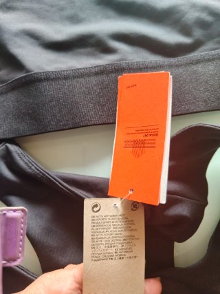 2 Sujetadores Deportivos H&M Talla 3XL Negros