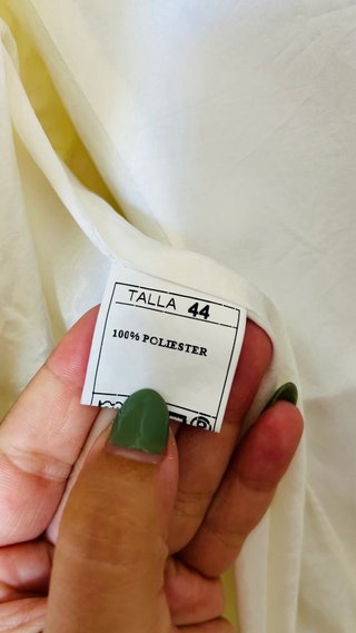 Traje de chaqueta blanco mujer talla 44