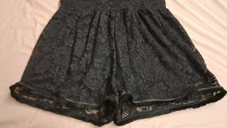 Vestito F**k nero pizzo