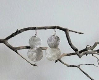 Pendientes de plata.