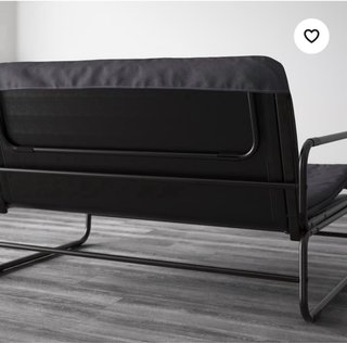 Sofá Cama Gris y Negro