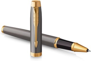 Parker IM Roller Gris y Dorado Nuevo