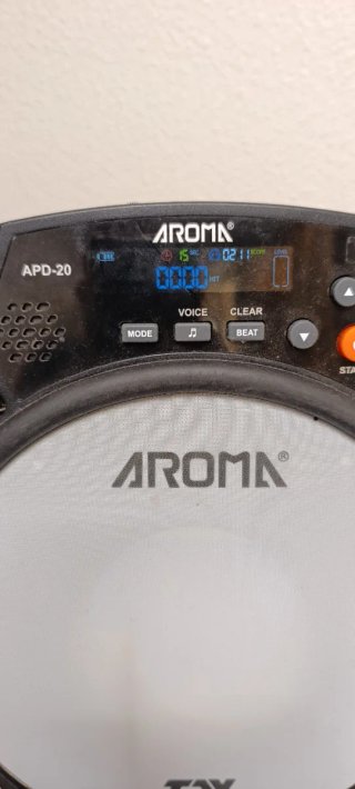 PAD DE PRACTICAS DIGITAL CON SONIDOS DE BATERIA AR