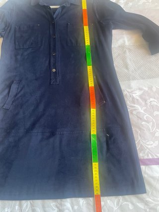 Vestido camisero azul marino Andamio