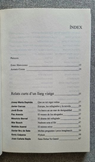 Libro: Relats curts d'un largo viatge.