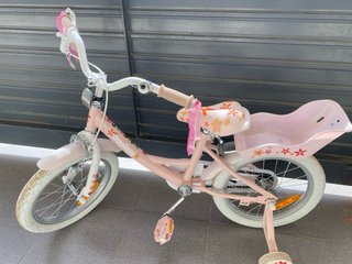 Bicicleta niña 16 pulgadas rosa