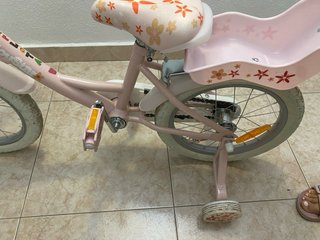 Bicicleta niña 16 pulgadas rosa