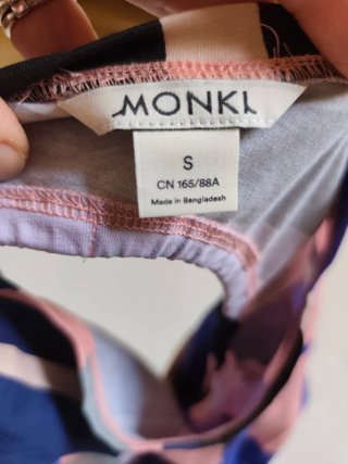 Crop top Monki estampado S