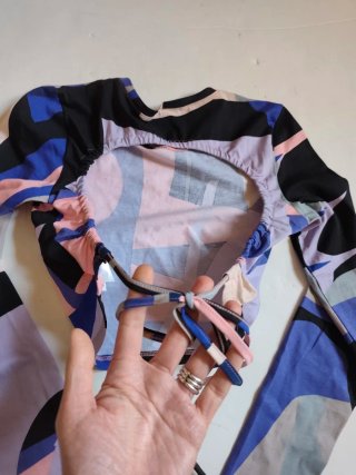 Crop top Monki estampado S