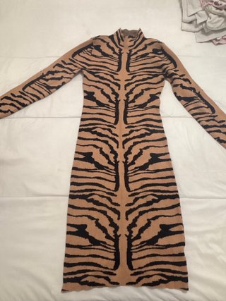 Vestido de invierno estampado