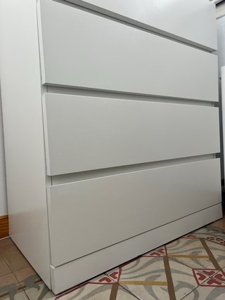 Cómoda IKEA Malm 4 cajones blanca