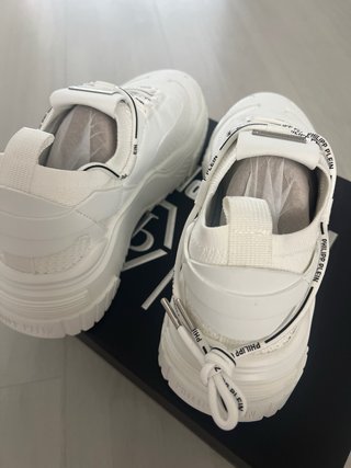Zapatos Philipp Plein Blancos y Plateados