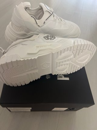 Zapatos Philipp Plein Blancos y Plateados