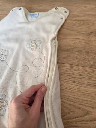 Saco dormir bebé estampado abejas