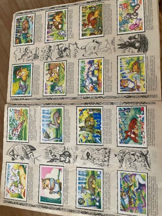 Antiguo Álbum Cromos Bambi Walt Disney