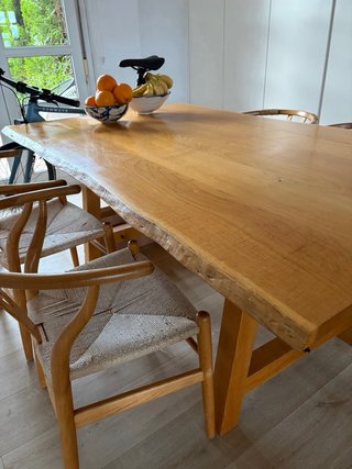 Mesa de madera maciza cedro 180cm