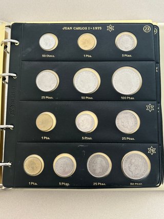 5 Pesetas 1975 *80 + Álbum monedas Juan Carlos I