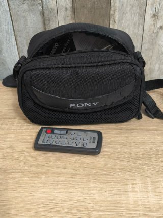 Cámara Mini DVD Sony Plata y Negra