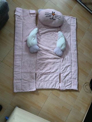 Manta de suelo para bebé con diseño de gato