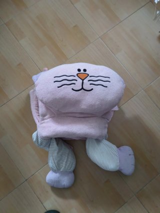 Manta de suelo para bebé con diseño de gato
