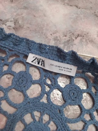 Chaquetilla crochet Zara Talla Única