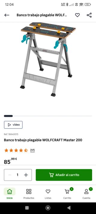Banco de trabajo Wolfcraft