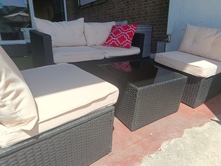 Sofá Ulibarri + 2 Sillones + Mesa Ratán PE
