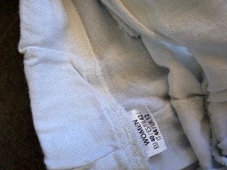 Pantalón de lino blanco mujer Talla L