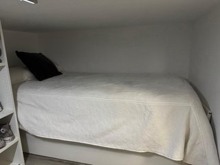 Cama individual blanca