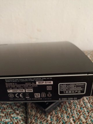Reproductor Blu-Ray Sony BDP-S185