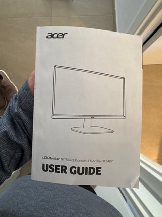 Monitor ACER 24 pulgadas LCD EK220Q/EK240Y