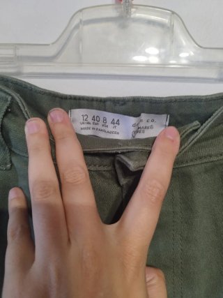 Shorts verdes mujer talla 40