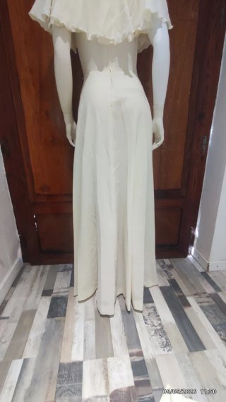 Traje de Novia Vintage con Mantilla