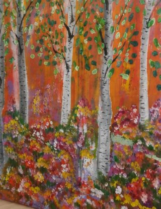 Cuadro Grande Pintado a Mano 50x100
