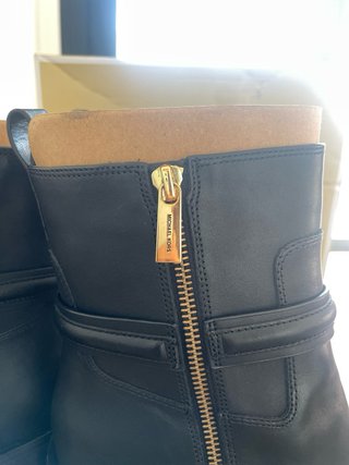 NUEVOS! Botines de piel Michael Kors Negros